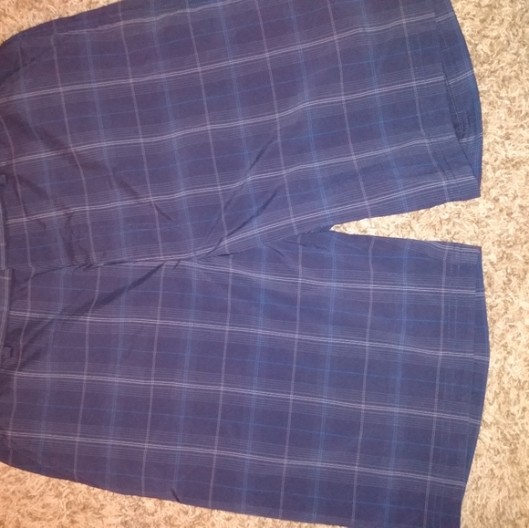 Blue checker Cypress Club Shorts - Picture 1 of 2